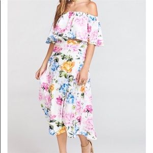 Show me your mumu floral skirt